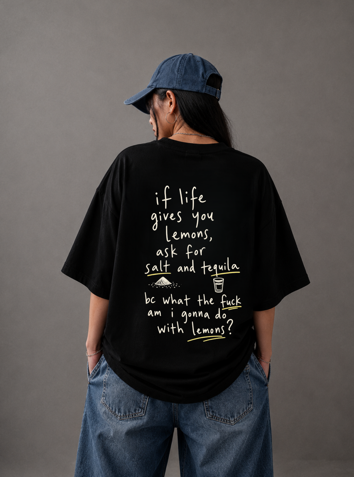 Lemons & Bad Decisions Tee — Black