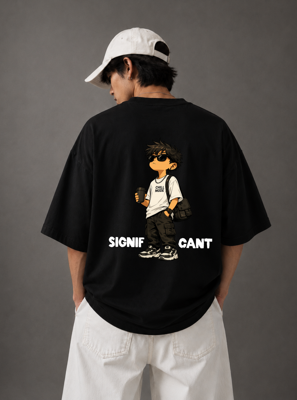 Significant Graphic Tee — Black / White