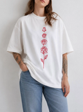 Thorned Love Tee — Black / White