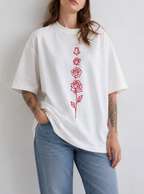 Thorned Love Tee — Black / White