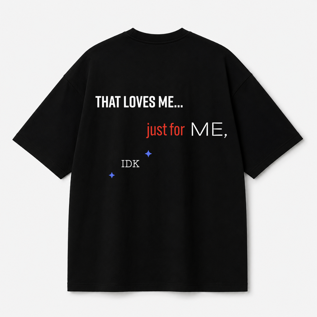 Just For Me Tee — Black