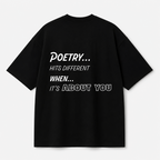 Poetry Tee — Black