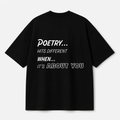 Poetry Tee — Black