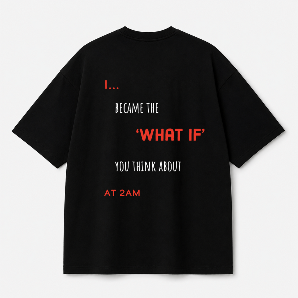 What If Tee — Black