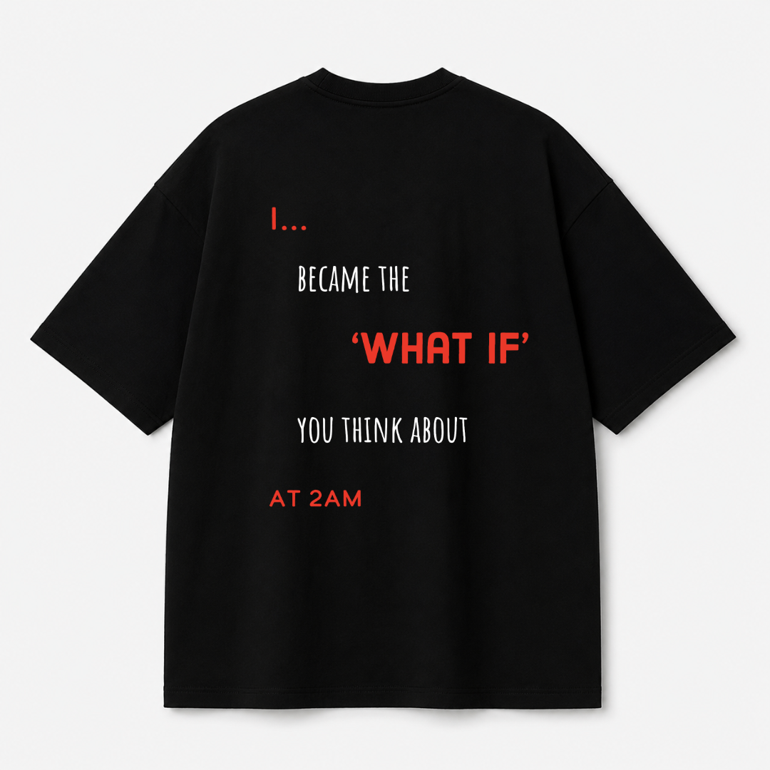 What If Tee — Black