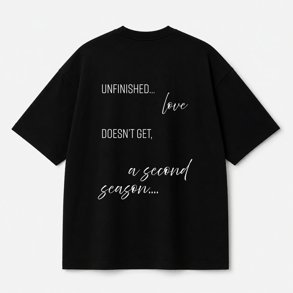 Unfinished Love Tee — Black