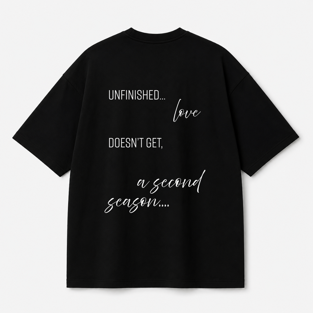 Unfinished Love Tee — Black