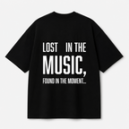 Lost In The Music Tee — Black