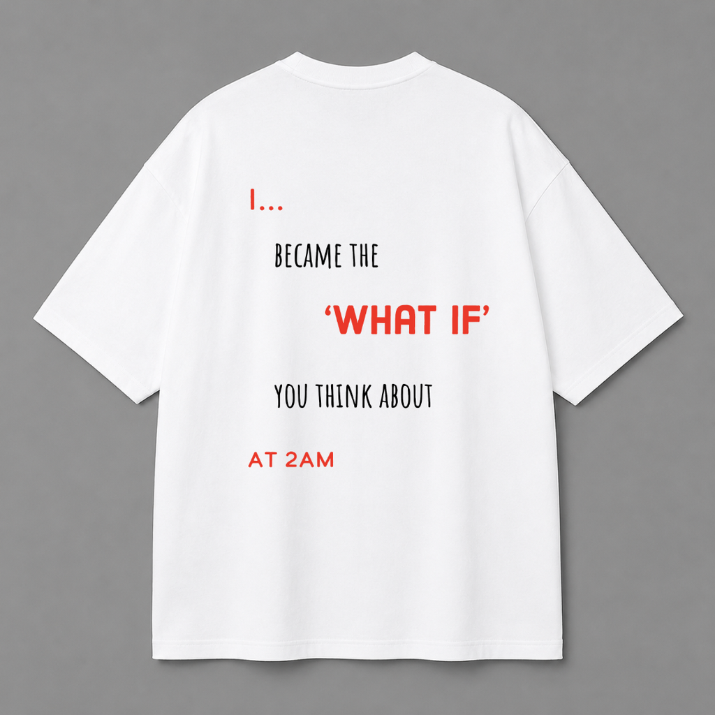 What If Tee — White