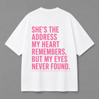 Heart Remembers Tee — Black / White
