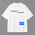 Tequila Text Tee — White