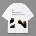Raise A Glass Tee — White