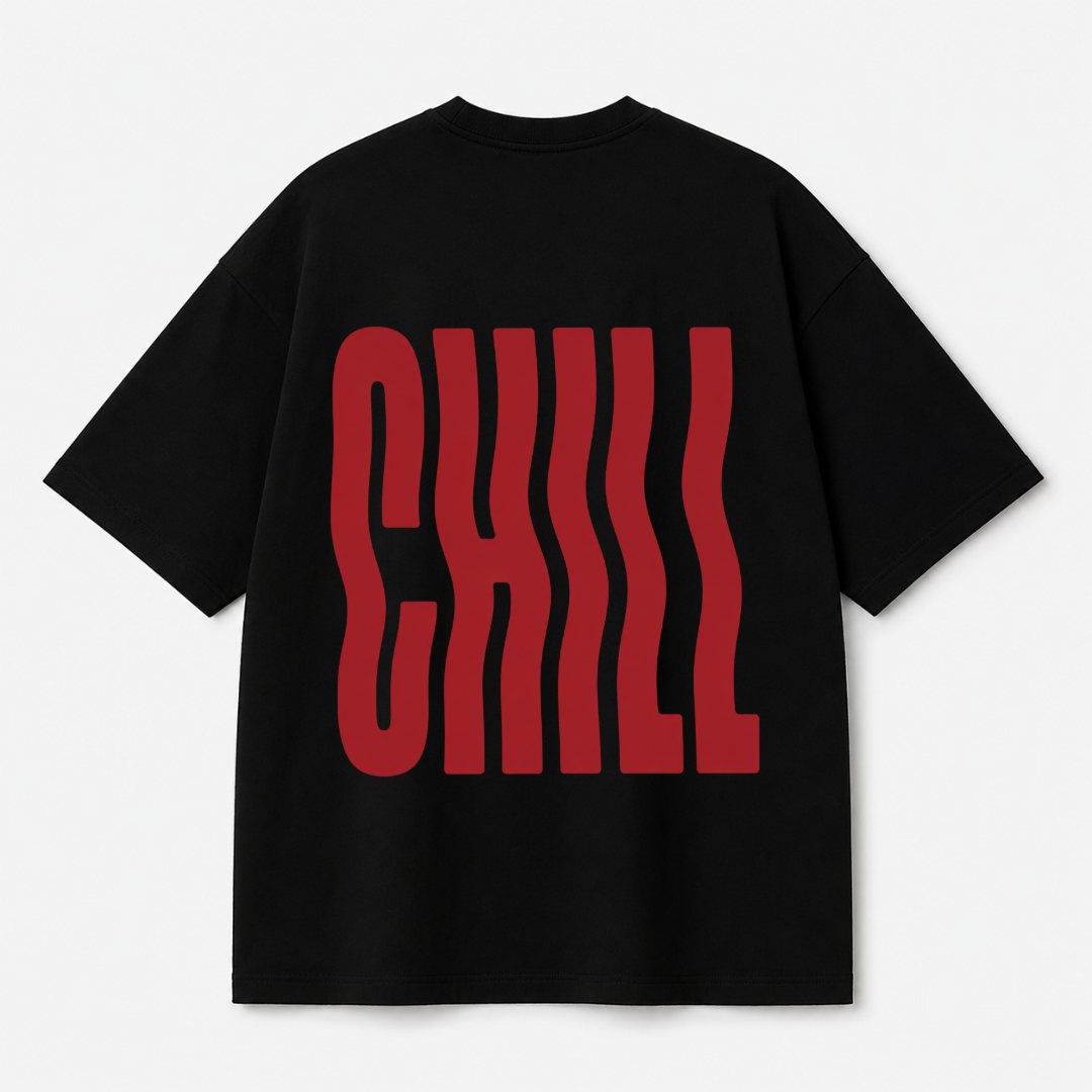 CHILL Tee — Black / White