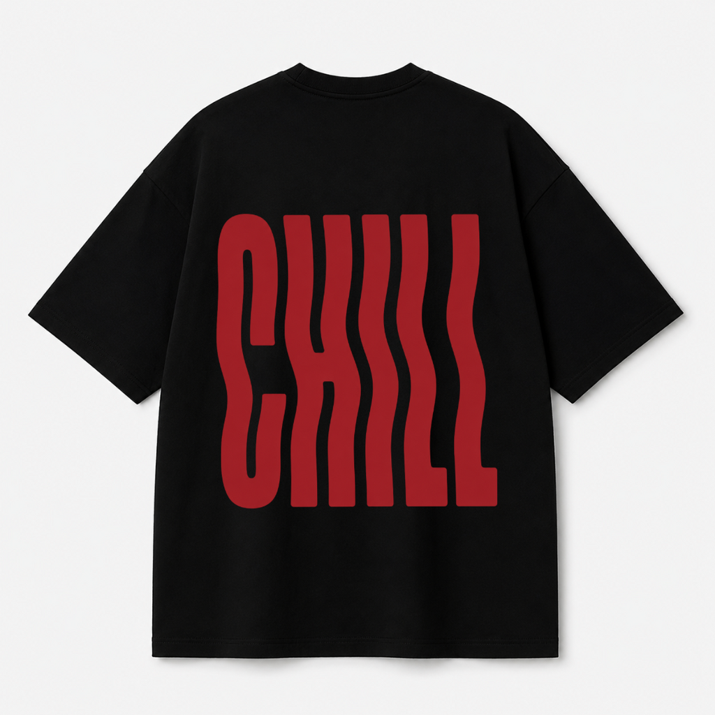 CHILL Tee — Black / White