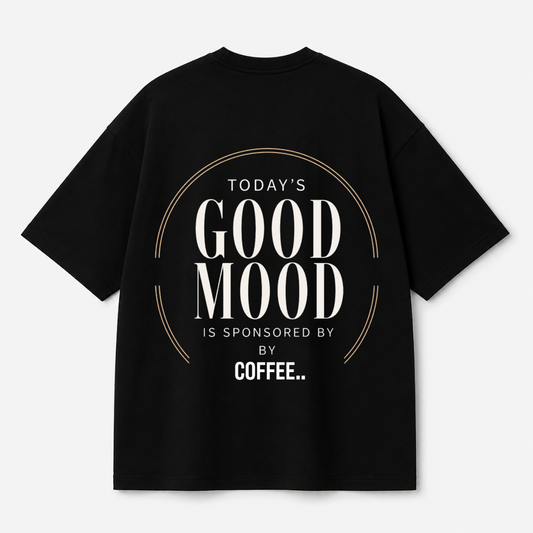 Today's Good Mood Tee — Black