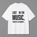 Lost In The Music Tee — White