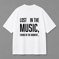 Lost In The Music Tee — White