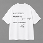 Late Nights Tee — White
