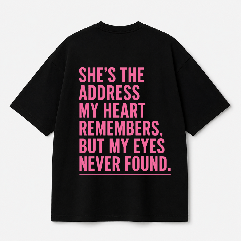 Heart Remembers Tee — Black / White