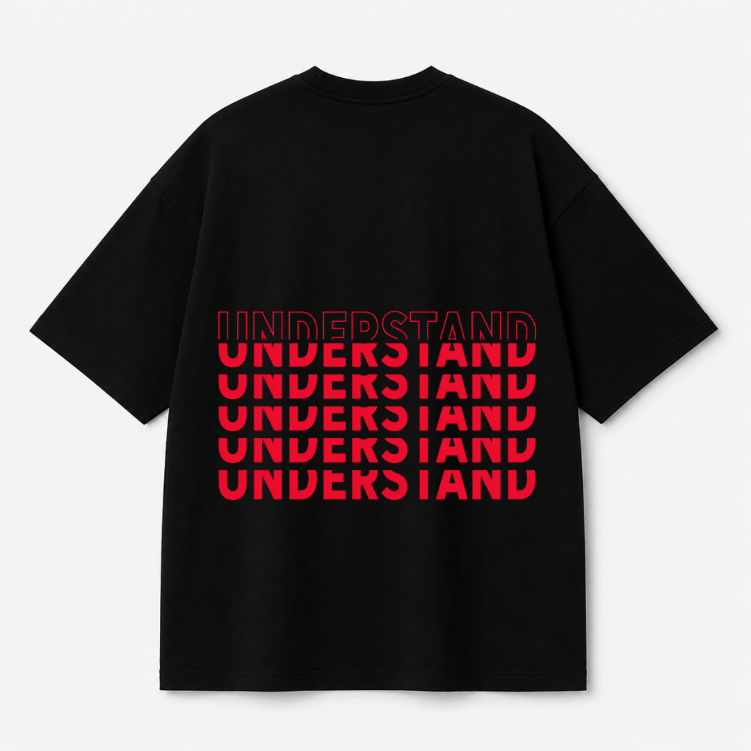 Understand Typography Graphic Tee — Black