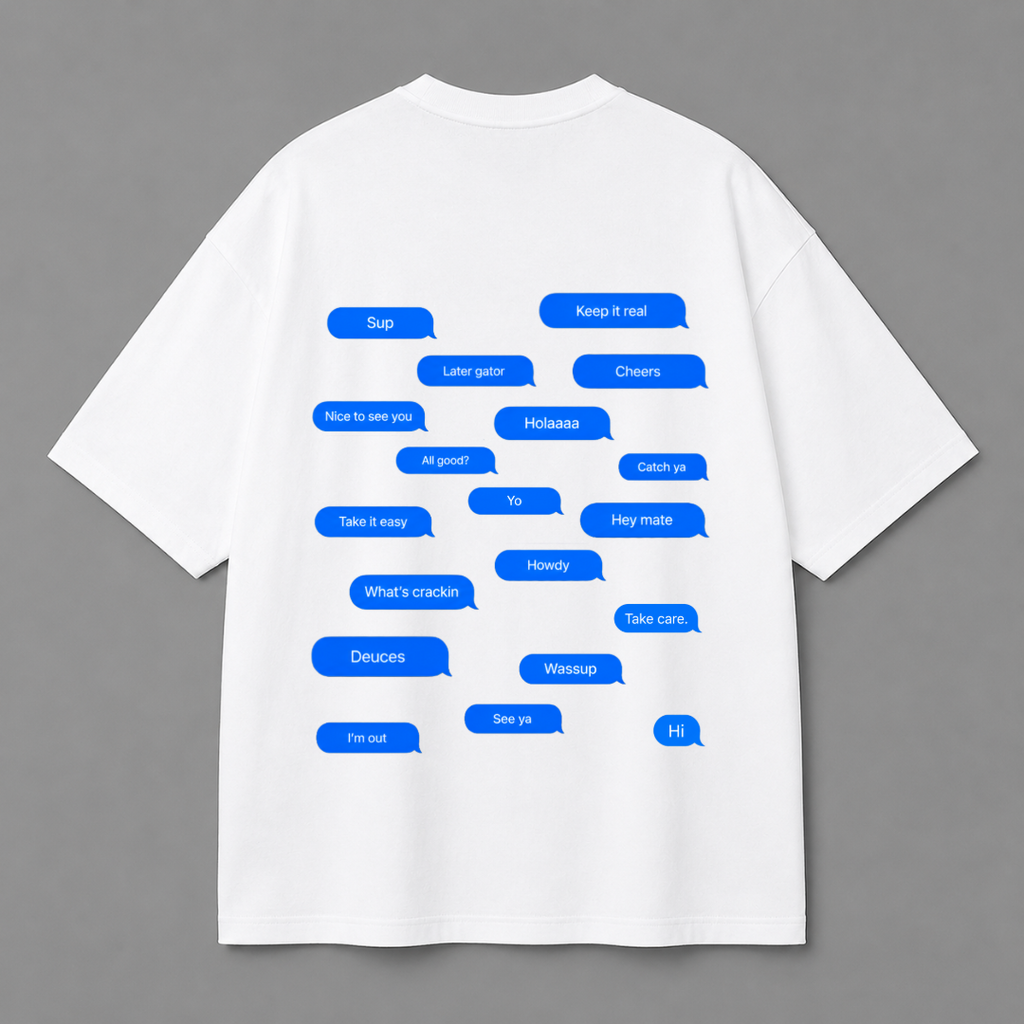 Casual Replies Tee — White