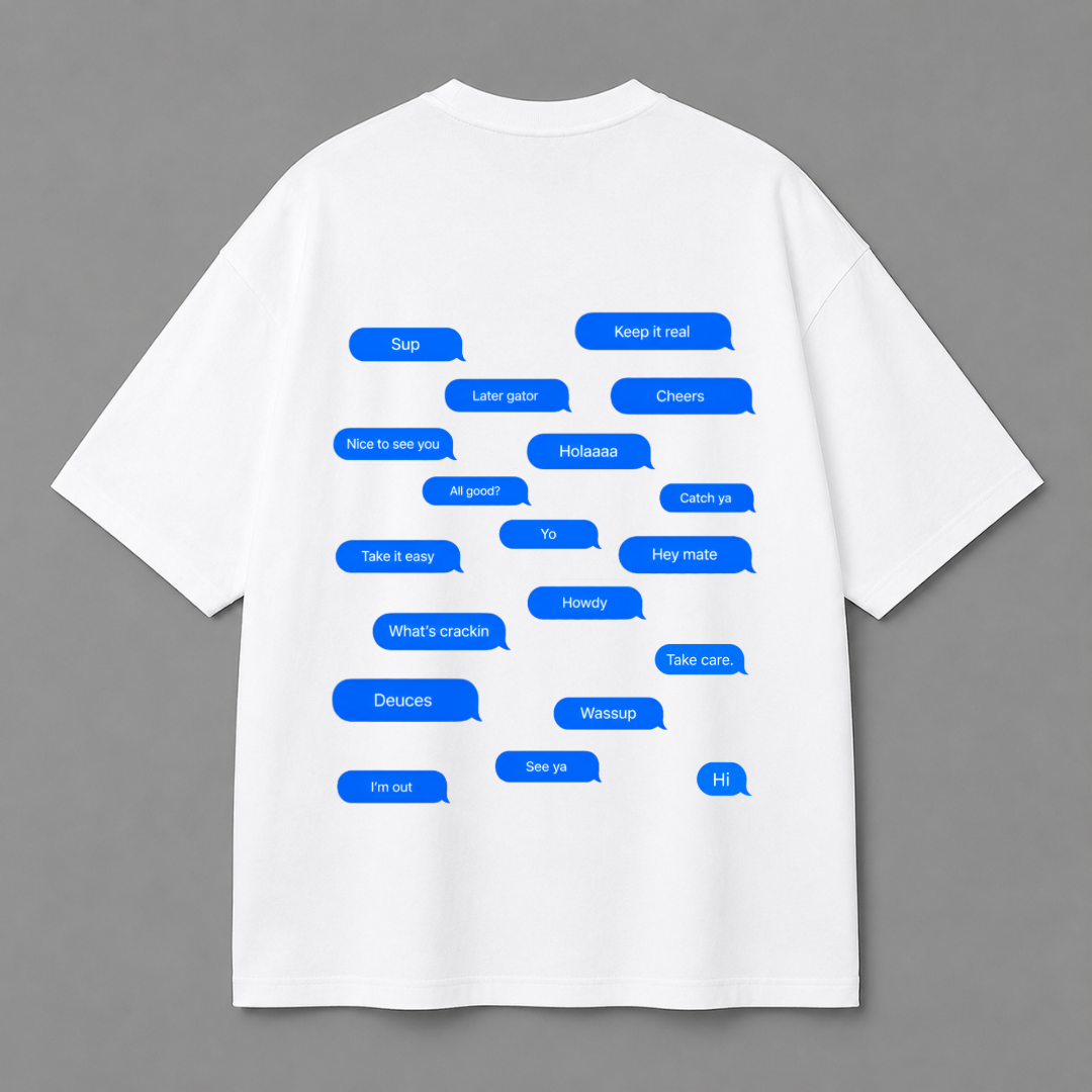 Casual Replies Tee — White