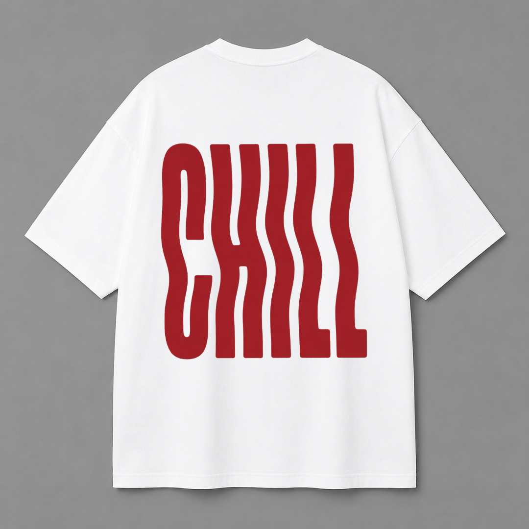 CHILL Tee — Black / White