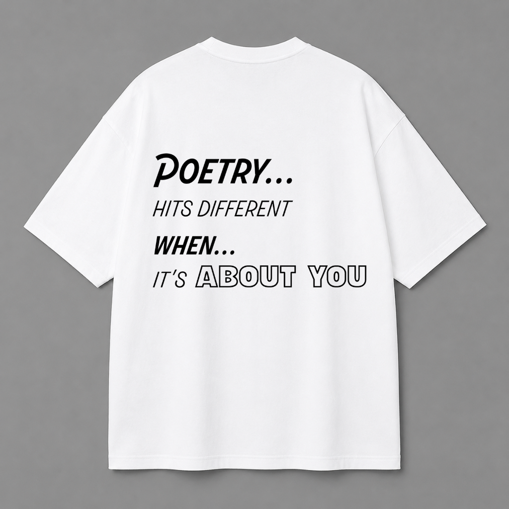 Poetry Tee — White