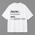 Poetry Tee — White