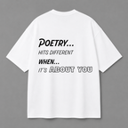 Poetry Tee — White